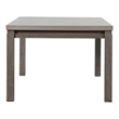 Furniture of America Telli Wood Two-Tone Dining Table in Gray and Stone Gray