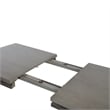 Furniture of America Telli Wood Two-Tone Dining Table in Gray and Stone Gray