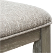 Furniture of America Telli 5-Piece Wood Dining Table Set in Gray and Stone Gray