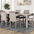 Furniture of America Telli 5-Piece Wood Dining Table Set in Gray and Stone Gray