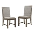 Furniture of America Telli 7-Piece Wood Dining Table Set in Gray and Stone Gray