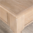 Furniture of America Lesla 3-Piece Wood Cocktail Table Set in Light Washed White