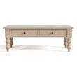 Furniture of America Lesla 3-Piece Wood Cocktail Table Set in Light Washed White