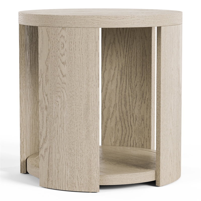 Furniture of America Kurick 3-Piece Wood Coffee Table Set in Oak