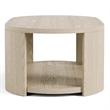 Furniture of America Kurick 2-Piece Wood Oval Cocktail Table Set in Oak