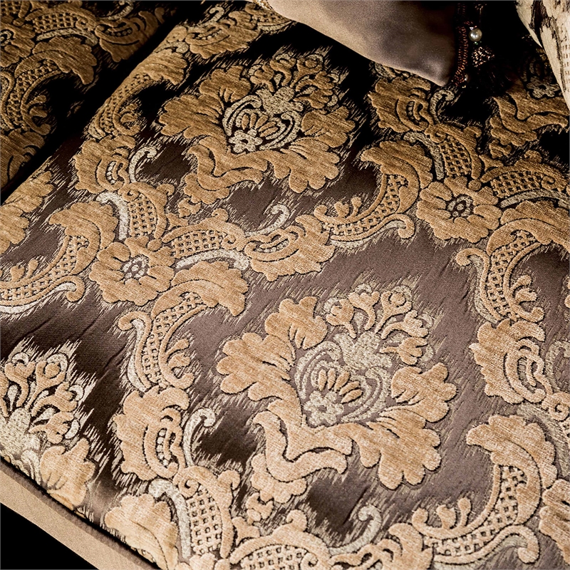 Furniture of America Haggen Velvet Tufted and Nailhead Arm Chair in Purple