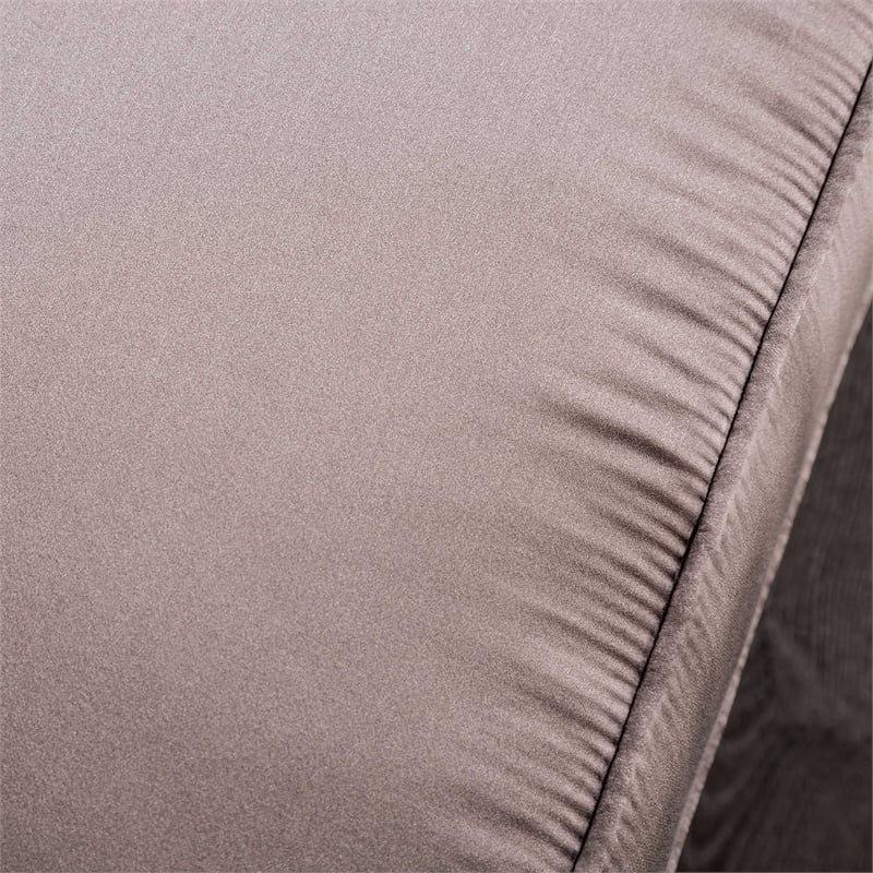 Furniture of America Haggen Velvet Tufted and Nailhead Sofa in Purple