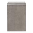 Furniture of America Yasgard 2-Drawer Solid Wood Nightstand in Gray