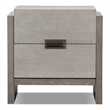 FOA Yasgard 3-Piece Gray Solid Wood Bedroom Set - Queen + 2 Nightstands