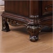 Furniture of America Elloise 5-Drawer Solid Wood Chest in Dark Cherry