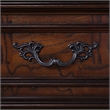 FOA Elloise 2-Piece 9-Drawer Solid Wood Dresser and Mirror Set in Dark Cherry