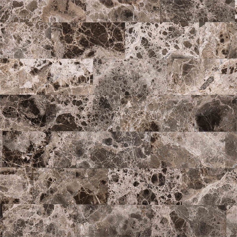 FOA Elloise 2-Piece 9-Drawer Solid Wood Dresser and Mirror Set in Dark Cherry