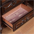 Furniture of America Elloise 3-Drawer Solid Wood Nightstand in Dark Cherry