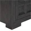 Furniture of America Ulan Wood 2-Drawer TV Stand with Shelves in Weathered Black