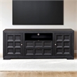 Furniture of America Ulan Wood 2-Drawer TV Stand with Shelves in Weathered Black