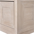 Furniture of America Ulan Wood Coffee Table with Casters in Tawny Brown
