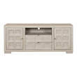 Furniture of America Ulan Wood 2-Drawer TV Stand with Shelves in Tawny Brown