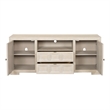 Furniture of America Ulan Wood 2-Drawer TV Stand with Shelves in Tawny Brown