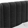 Furniture of America Garret Upholstered Boucle Fabric Queen Bed in Black