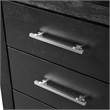 Furniture of America Loomier 6-Drawer Solid Wood Dresser in Black
