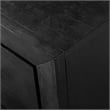 Furniture of America Loomier 2-Drawer Solid Wood Nightstand with USBs in Black