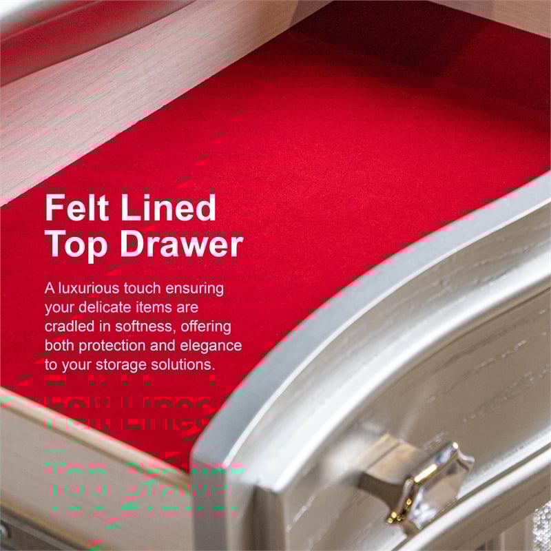 FOA Ashlen 2-Piece 8-Drawer Wood Dresser and Mirror Set in Weathered Oak