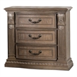Furniture of America Ashlen 3-Drawer Wood Nightstand in Weathered Oak
