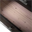 Furniture of America Loomier 5-Drawer Solid Wood Chest in Black