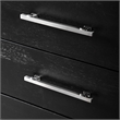 Furniture of America Loomier 5-Drawer Solid Wood Chest in Black