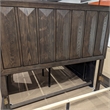 Furniture of America Werren Panel Solid Wood Queen Bed in Espresso
