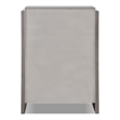 Furniture of America Yasgard 5-Drawer Solid Wood Chest in Gray
