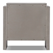 FOA Yasgard 3-Piece Gray Solid Wood Bedroom Set - King + 2 Nightstands