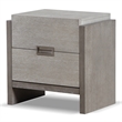 FOA Yasgard 6pc Gray Wood Bed Set - King+2 Nightstands+Chest+Dresser+Mirror