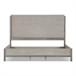 FOA Yasgard 6pc Gray Wood Bed Set - King+2 Nightstands+Chest+Dresser+Mirror