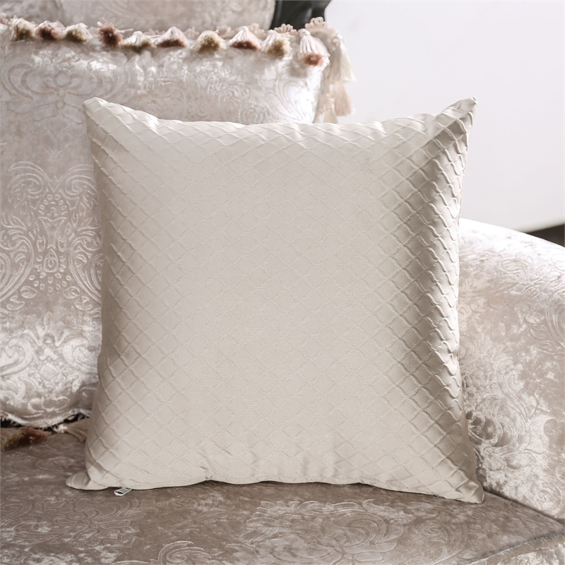 Furniture of America Jansing 2-Piece Solid Wood Button Tufted Sofa Set in Black