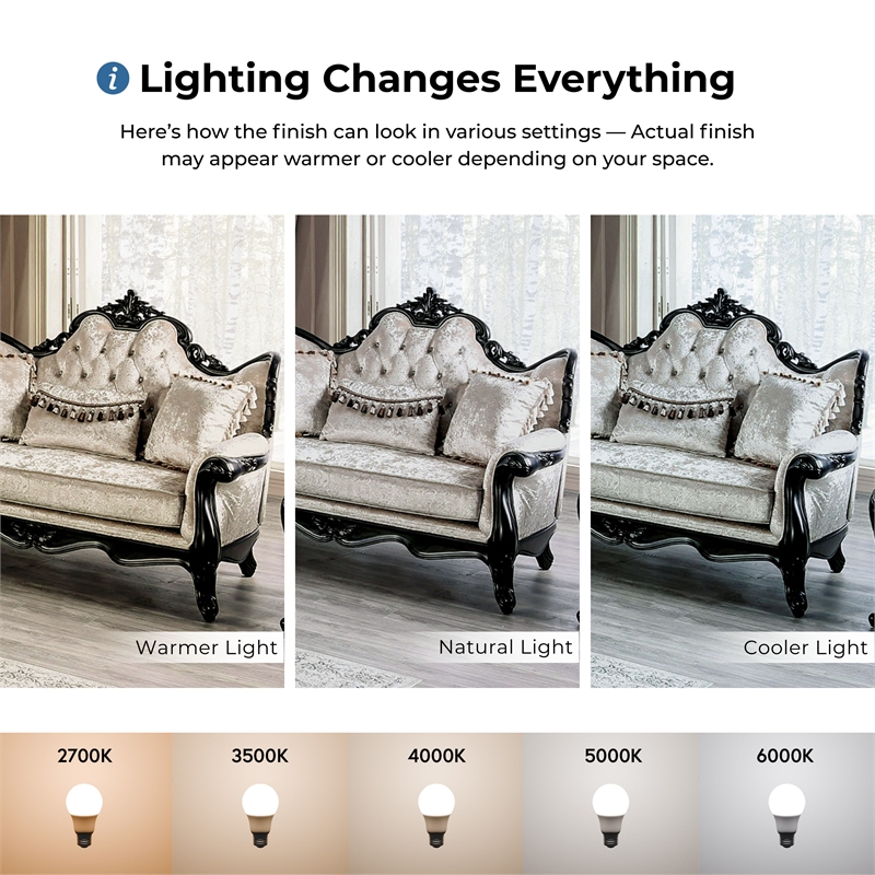 Furniture of America Jansing 2-Piece Solid Wood Button Tufted Sofa Set in Black