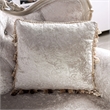 Furniture of America Jansing 2-Piece Solid Wood Tufted Sofa Set in Off White