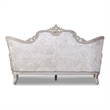 Furniture of America Jansing 2-Piece Solid Wood Tufted Sofa Set in Off White