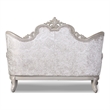 Furniture of America Jansing 2-Piece Solid Wood Tufted Sofa Set in Off White