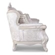 Furniture of America Jansing 3-Piece Solid Wood Tufted Sofa Set in Off White