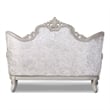 Furniture of America Jansing 3-Piece Solid Wood Tufted Sofa Set in Off White