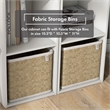 Furniture of America Seni Stackable Wood 2-Cube Bookcase in Black