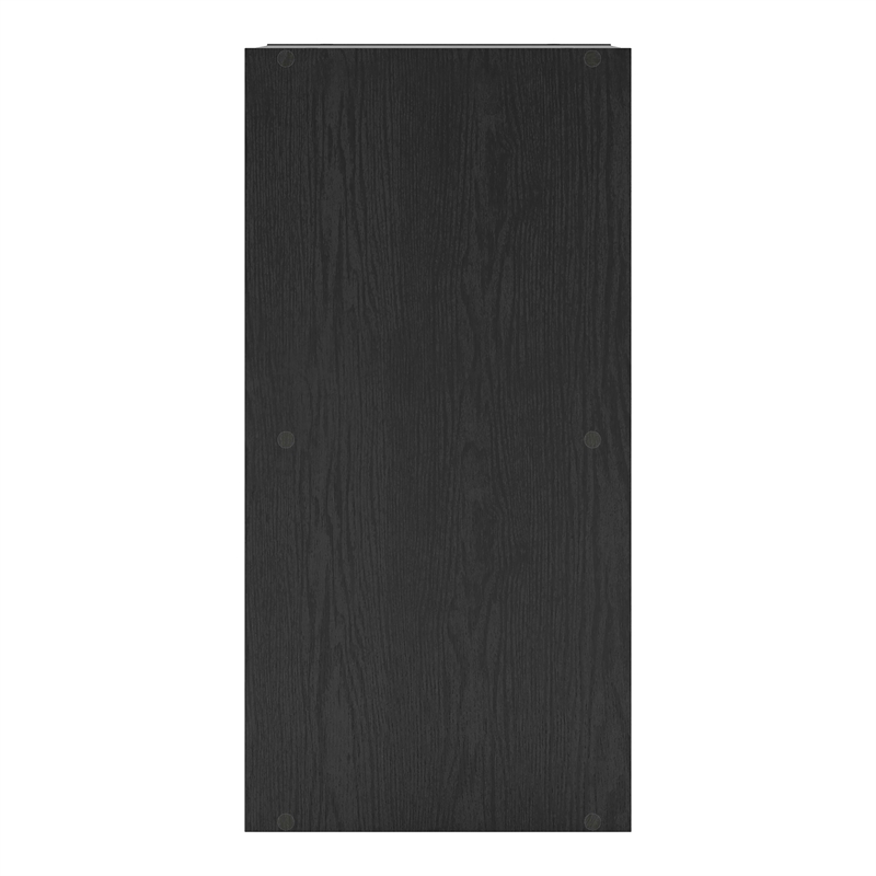 Furniture of America Seni Stackable Wood 2-Cube Bookcase in Black