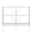 Furniture of America Seni 3-Tier 47-Inch Shelves Wood Open Bookcase in Gray