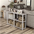 Furniture of America Seni 3-Tier 47-Inch Shelves Wood Open Bookcase in Gray