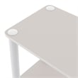 Furniture of America Seni 2-Tier 47-Inch Shelves Wood Open Bookcase in Gray