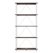 Furniture of America Seni 5-Tier 27-Inch Shelves Wood Open Bookcase in Espresso
