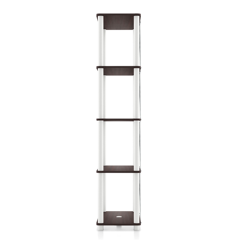 Furniture of America Seni 5-Tier 27-Inch Shelves Wood Open Bookcase in Espresso