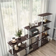 Furniture of America Seni 5-Tier 27-Inch Shelves Wood Open Bookcase in Espresso