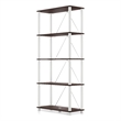 Furniture of America Seni 5-Tier 27-Inch Shelves Wood Open Bookcase in Espresso